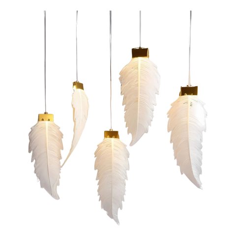 Genérico - Luces Decorativas Colgantes Diseño Pluma Elegante Jhn