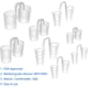 thumbnail image 4 of 16 respiraderos nasales de silicona, respiradores nasales, clips antirronquidos, dilatadores nasales, alivio de la respiración nasal, dilatadores nasales, tapones para ronquidos, respiraderos nasales,, 4 of 7