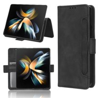 Funda Tipo Billetera Foxdock Para Samsung Galaxy Fold 4 – Tapa Flip Con Tarjetero