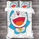 thumbnail image 3 of Juego de ropa de cama de Doraemon, funda nórdica con cierre de cremallera, bonito juego de funda nórdica de anime para adolescentes, niños, niñas y adultos, 3 piezas de microfibra duradera, 3 of 3