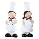 thumbnail image 5 of 2 Piezas Pareja Chef Figurilla Esculturas Cocinero Estatua Adornos Para Cabaña, 5 of 5