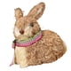 thumbnail image 1 of Escultura De Conejo De Paja De Pascua Artificial Hecha A Mano Para Decoración De Jardín De Escritorio C, 1 of 3