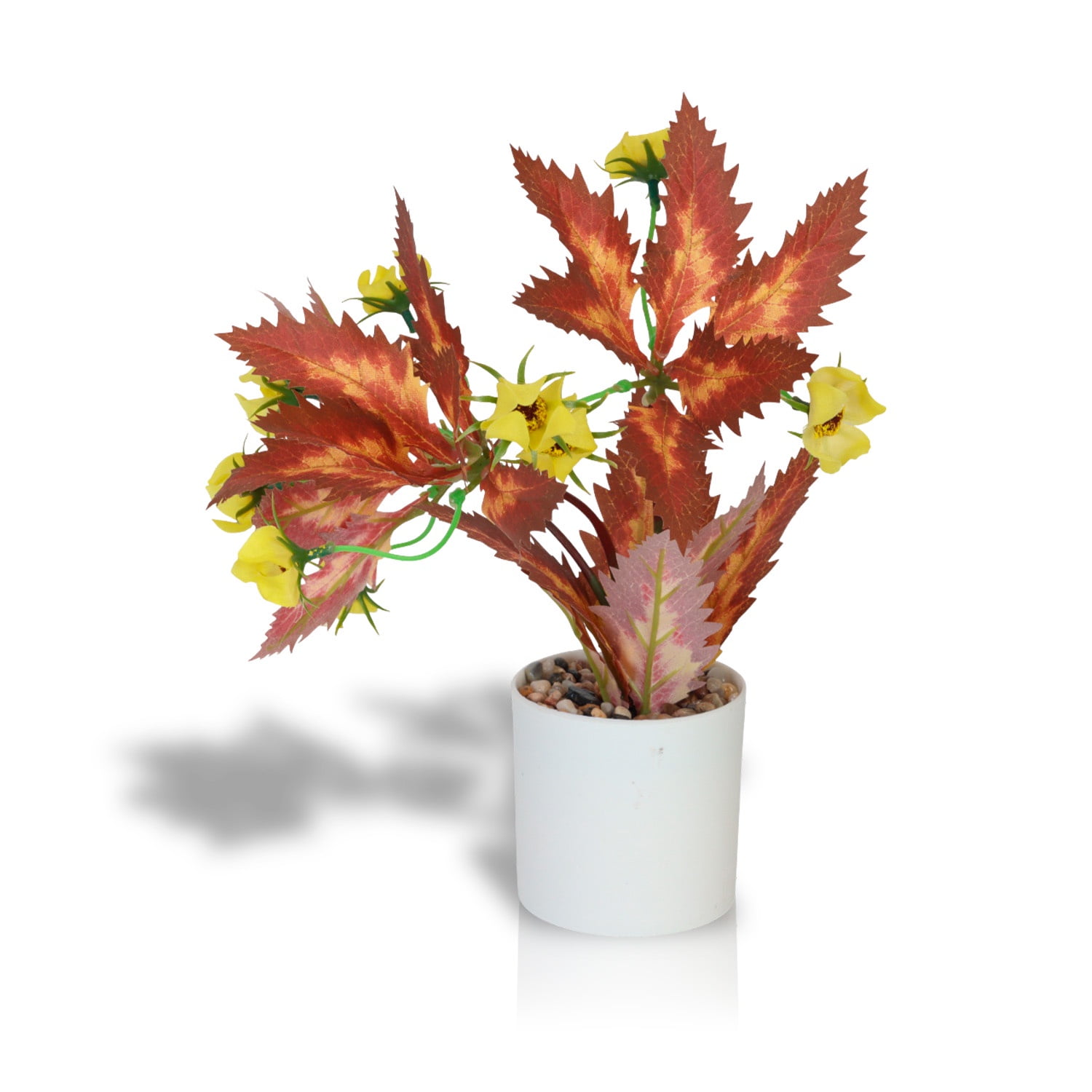 Inspiracci - Planta Artificial Begonia Flor 30x8 Cm