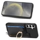 thumbnail image 4 of Funda Magnética para Samsung Galaxy S24 con Billetera y Anillo, Protector Resistente Negro, 4 of 5