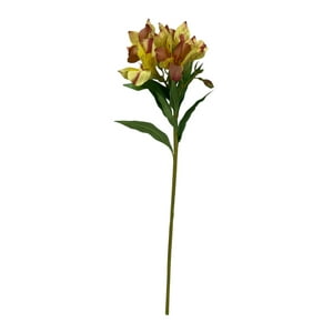 Corel - Flor Astromelia Amarilla Rosa 63Cm