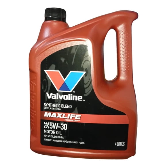 Aceite para Motor 5w30 Valvoline Maxlife Synthetic 4 Lt