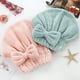 thumbnail image 2 of 1pc Super Absorbent Coral Velvet Hair Cap - Quick-Drying Hair Towel for Portable Shower and Bath Accessories, 2 of 5