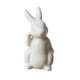 thumbnail image 3 of Estatuilla De Conejo De Cerámica Moderna, Estatua De Pascua, Estantería Para El Hogar, Manualidades Decorativas, Regalo, 4,9x9,5 Cm, 3 of 5