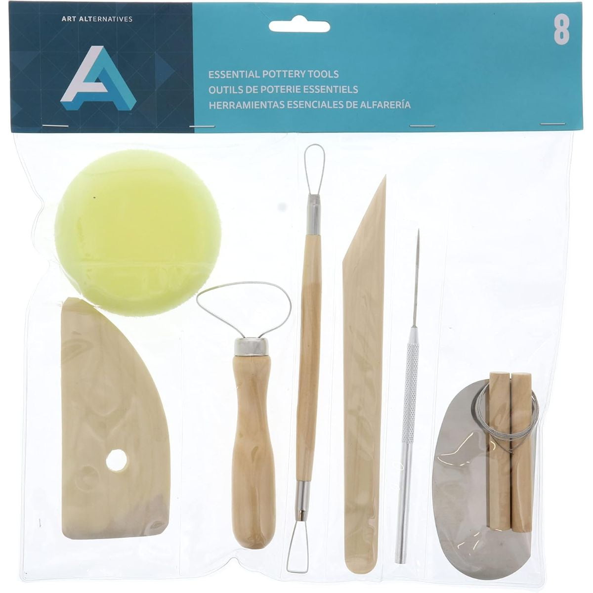 Set 8 Piezas Herramientas Para Cerámica Art Alternatives