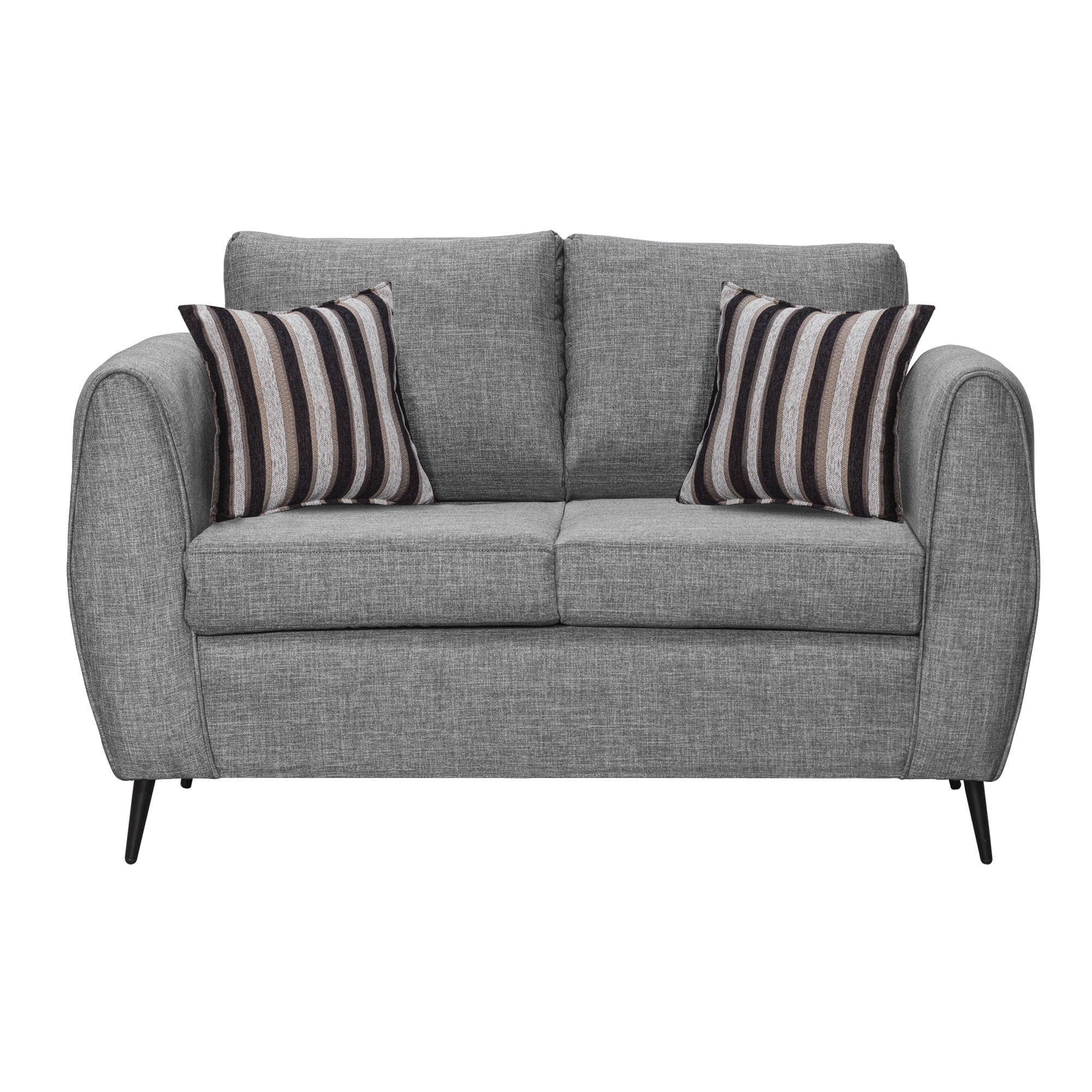 Colbox - Sofá Saveiro 2 Cuerpos Tela Gris Claro