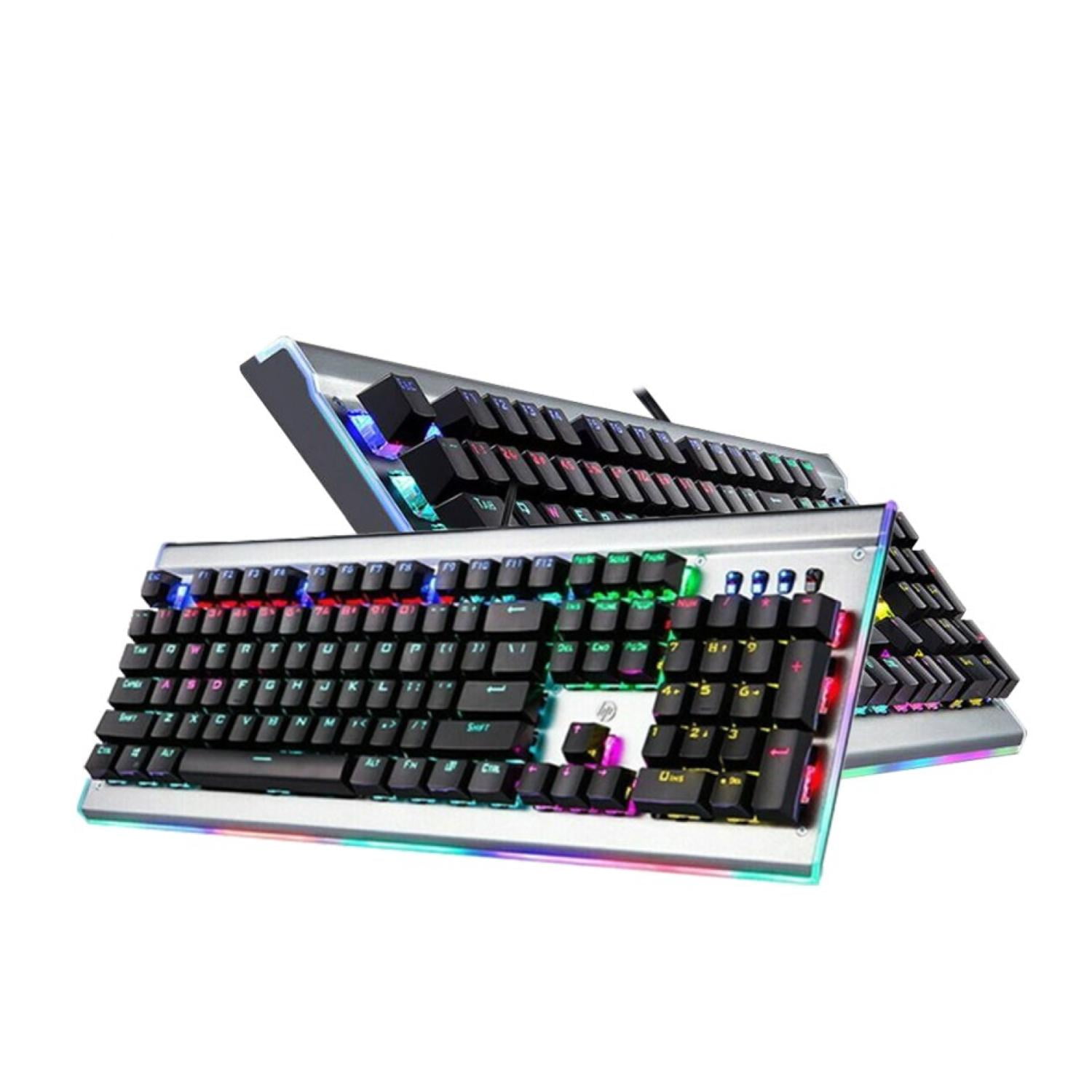 Hp - Teclado Mecanico Gamer Usb Rgb Gris Gk520