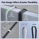 thumbnail image 3 of Cable Ethernet BUSOHE Cat 8, 20 m, 40 Gbps, 2000 MHz, exterior, negro, 3 of 9