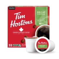 Cápsulas De Café Descafeinado Tim Hortons, Tostado Medio, 32 K-Cups