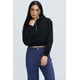 thumbnail image 1 of Polerón Mujer Medio Zipper Crop Negro, 1 of 4