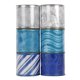 thumbnail image 2 of 6 Uds Cintas Con Purpurina Borde Con Cable Diy Artesanía Regalos Envoltura Ajuste Azul, 2 of 5
