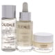 thumbnail image 2 of Kit Antimanchas Caudalie : 3 Uds Esencia Iluminadora Vinoperfect 1,6 Oz, Crema Hidratante Correctora Manchas Oscuras Vinoperfect 0,5 Oz, Suero Iluminador Corrector Cutis Vinoperfect 1 Oz, 2 of 4