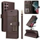 thumbnail image 1 of FOXDOCK Funda tipo Cartera para Samsung Galaxy S24 Ultra – Cubierta de Cuero PU con Múltiples Ranuras, Bolsillo para Efectivo y Correa de Muñeca, 1 of 6