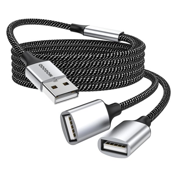 Cable divisor USB MOGOOD 1 m USB‑A a 2 hembra tipo Y