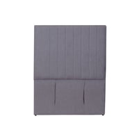 Latam Home - Respaldo Sorrento Lino Gris Oscuro 1 Plaza