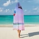 thumbnail image 5 of Sr Bean Manta Capa Con Capucha Anti bolitas Manta De Lana Ártica Suave Manta Portátil De Felpa Ligera Y Lujosa Poncho Para Siesta En Casa Y Oficina 100*130cm, 5 of 6