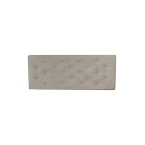Muebles Hvm - Respaldo Hvm 1.5 Plaza Beige Felpa