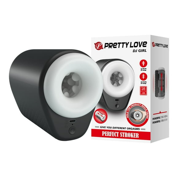 Masturbador con Vibración y Movimientos DJ Girl Pretty Love