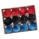 thumbnail image 2 of 12 Colgantes De Terciopelo Para árbol De Navidad, Para Decorar La Puerta De La Pared, En Rojo, Negro Y Azul., 2 of 5
