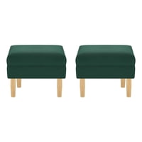 Bodevir - Set Pouf Sky 1C Felpa 05 Verde Botella