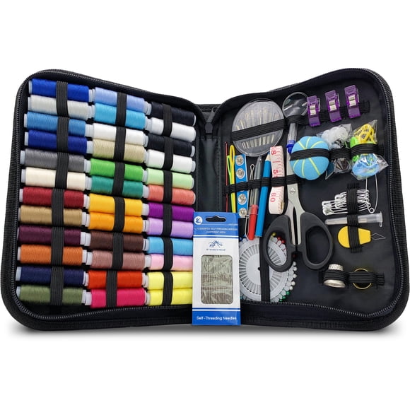 Kit de Costura VelloStar 150 Piezas 36 Colores 30 Agujas
