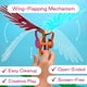 thumbnail image 3 of Set De Juguetes De Construcción Tropical Birds Con Alas Batiendo 6+, 3 of 7