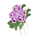 thumbnail image 3 of 5 Uds Flores Artificiales Regalos Del Día De San Valentín Para Decoración De Mesa Decoración Del Hogar Violeta, 3 of 3