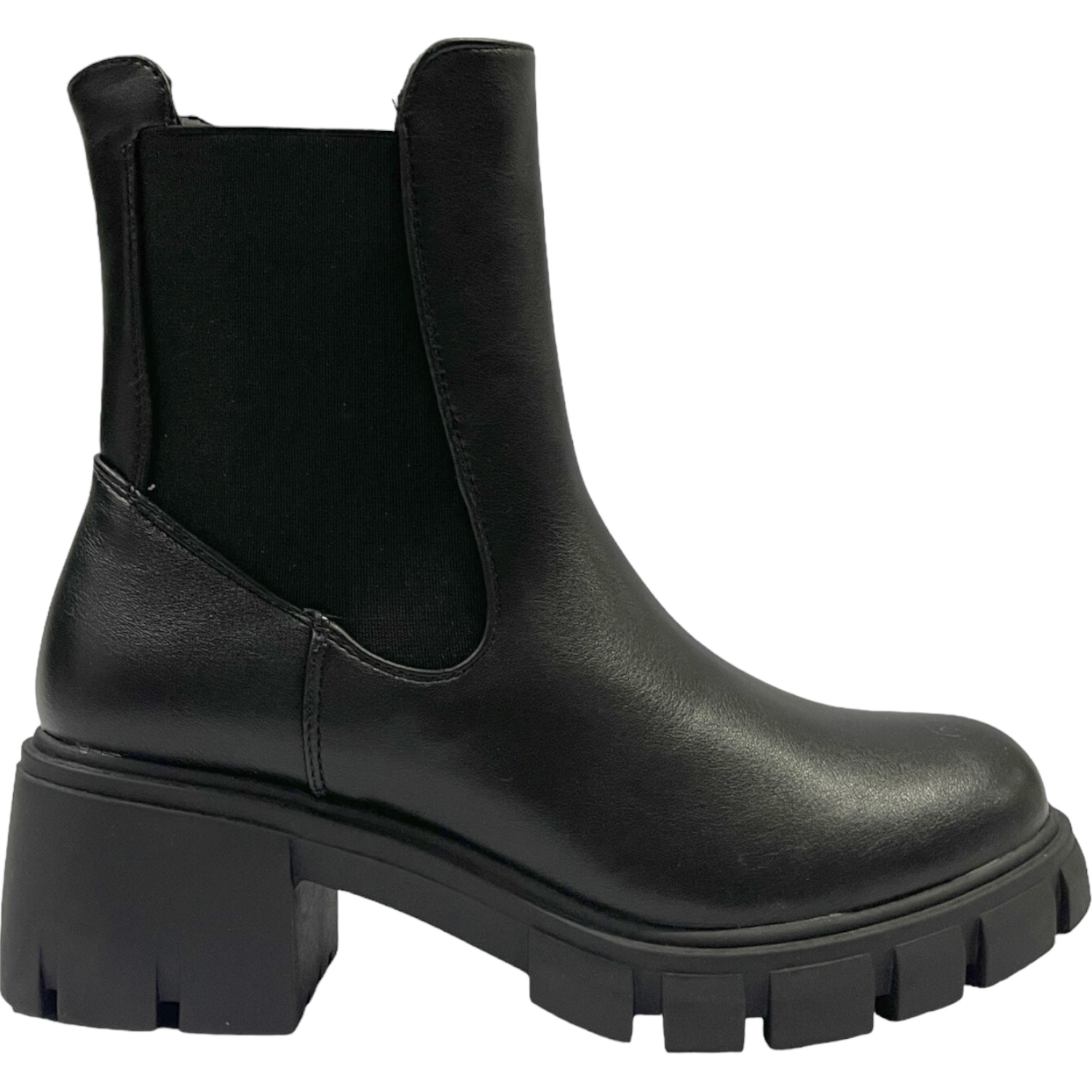 Botin Mujer Negro Plataforma Denver Detogni