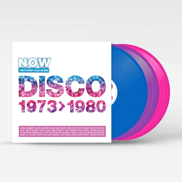 Vinilo Now Twic Disco 1973-1980 Azul/Rosa/Violeta