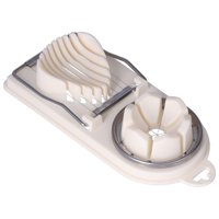 Xusx111 - Slicer De Huevos 2-En-1 Cortador De Huevos Multiusos Cortadores De Huevos Hervidos Separador De Huevos De Alambre De Acero Inoxidable Para Cortar Huevos Hervidos Duros Fruta Fresa Plátano (B
