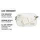 thumbnail image 4 of Bolso de mano adidas Luxe Bandolera Blanco roto/Plateado, 4 of 6