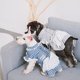 thumbnail image 4 of Vestido para perro Pet Life Touchdog 'I Love Poochi' con estampado a cuadros tipo mandil de cocina, 4 of 8