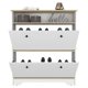 thumbnail image 3 of Comoda Zapatero 2 Puertas Fm-017b - Blanco Y Cafe Claro, 3 of 8