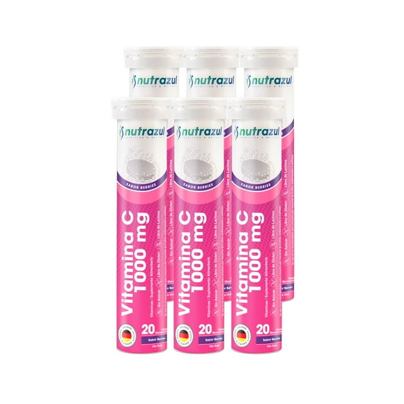 Vitamina C 1000 Mg - Pack 6 Unidades