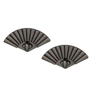 Bothyi - 2 Cierres Giratorios Para Bolsos De Cuero, Manualidades, Color Gris