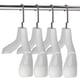 thumbnail image 1 of Perchas DEDU para hombre, 20 unidades, extra anchas, antideslizantes, color blanco, 1 of 7