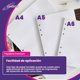 thumbnail image 5 of 500 Hojas De Papel 6 Bond Blanco 106gr Tamaño A6 Agenda, 5 of 9