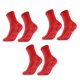 thumbnail image 3 of 3 Pares De Calcetines Autocalentables Con Aislamiento Térmico Para Pies Cálidos Para Senderismo, Camping, Rojo, 3 of 5
