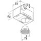 thumbnail image 5 of Ventilador Broan-nuTone 744 con luz empotrada 70 CFM, 5 of 9