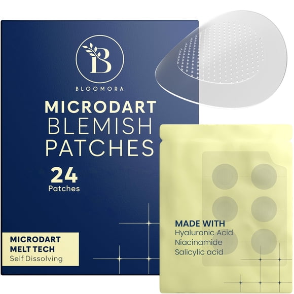 Parche para el acné BLOOMORA Microdart con ácido salicílico e hialurónico