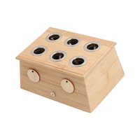 Ioensy - Quemador De Conos Ai Para Decoración De Escritorio, Caja Moxa Para Oficina, Sala De Estar, Interior Y Exterior, 18,5X14X8,5 Cm