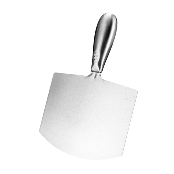 Espátula de Acero Inoxidable, Espátula para Papel Tapiz, Cuchillo de Relleno Flexible para Raspar, Quitar Papel Tapiz, Cemento Y Reparar Paneles de Ye S recta