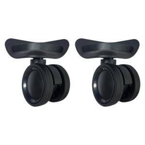 Bothyi - 2 Ruedas De Repuesto Para Equipaje, Ruedas Giratorias Silenciosas, Resistentes, Color Negro