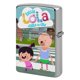 thumbnail image 1 of Pequeña Lola visita la ciudad-theme Copper Metal Lighter Shell, Premium Replacement Refillable Lighter Case with Durable Metal Construction, Compatible with Zippo and Most Standard Lighter Models, 1 of 6
