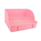thumbnail image 3 of Caja de arena para conejos - Jaula de arena para esquinas de inodoro para mascotas Rectangular de plástico para animales pequeños Bandeja para mascota , Rosado Alfiler, 3 of 5