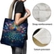 thumbnail image 3 of Pavo Real Bolso de tela con estampado de lienzo para mujer, bolsa de compras reutilizable y estética, con cremallera interior, regalo para mujer,40*45cm., 3 of 6